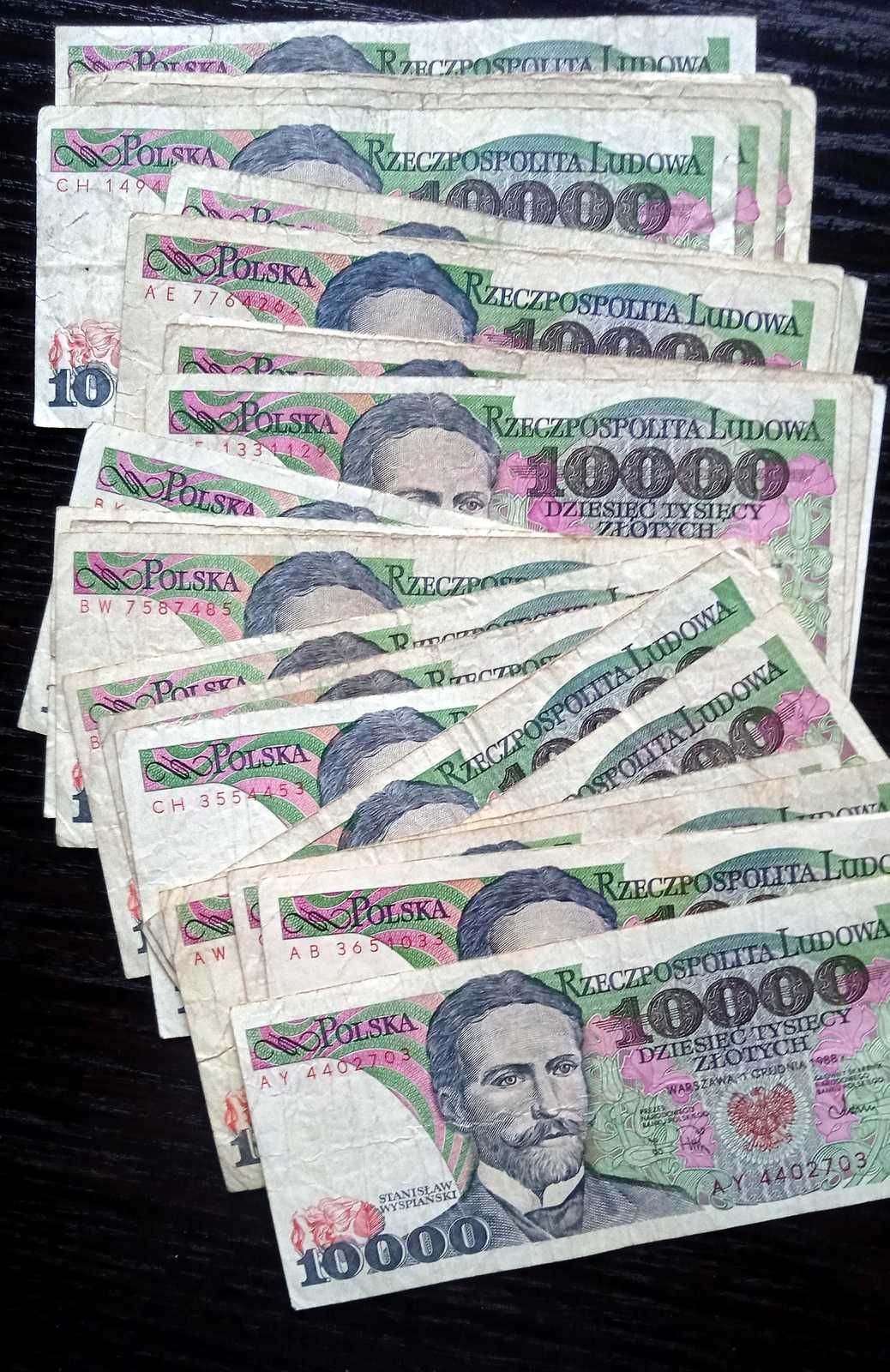 Banknoty PRL 10.000 zł