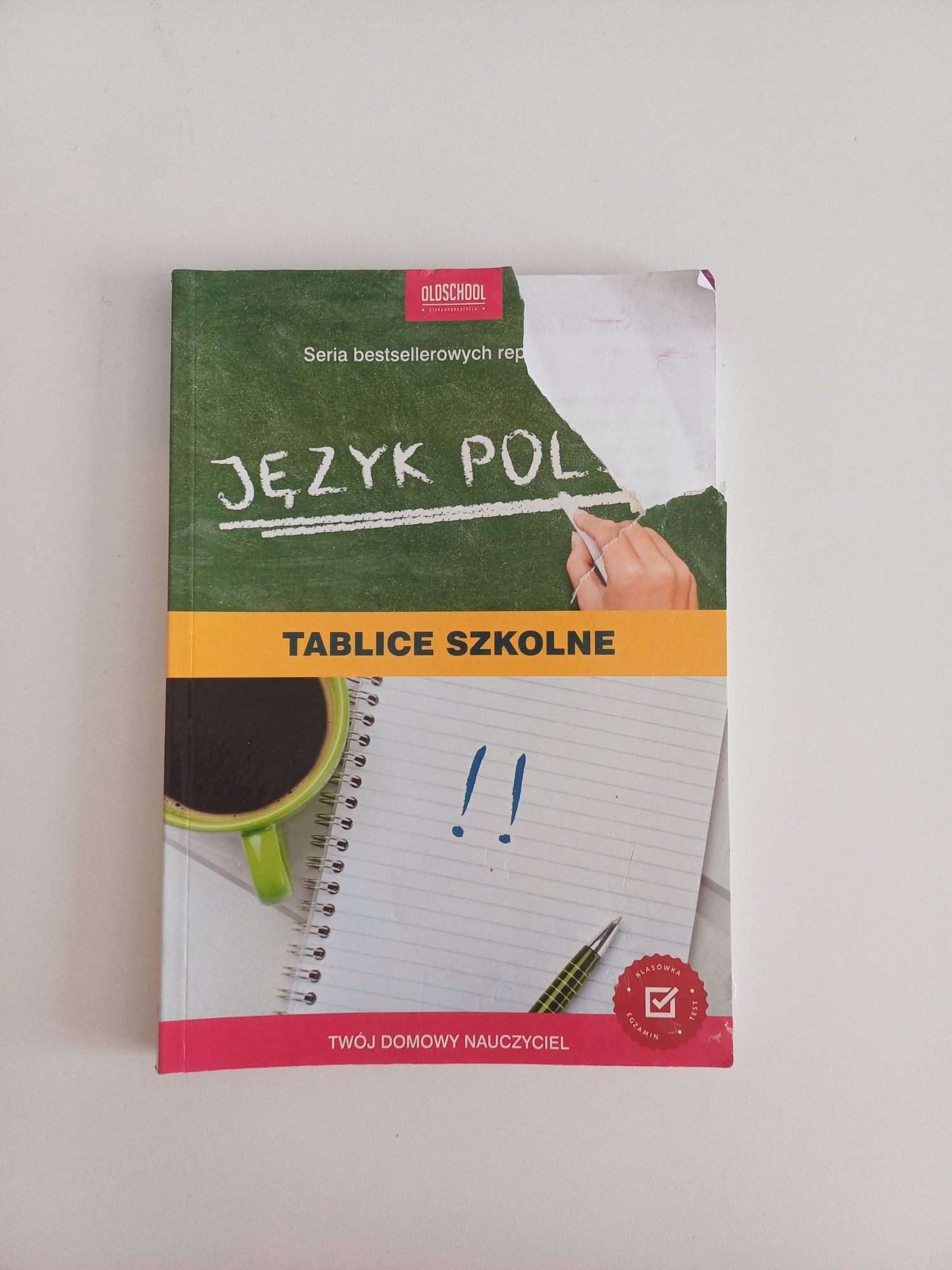 Książka język polski tablice szkolne Oldschool