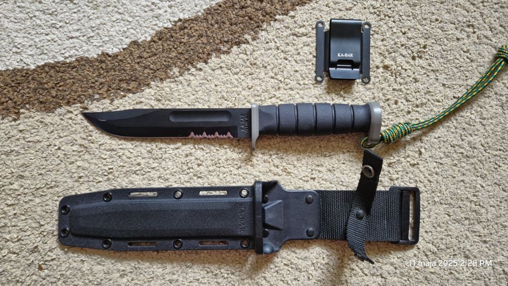 KaBar D2 Extreme Utility Knife Eagle Sheath 1281