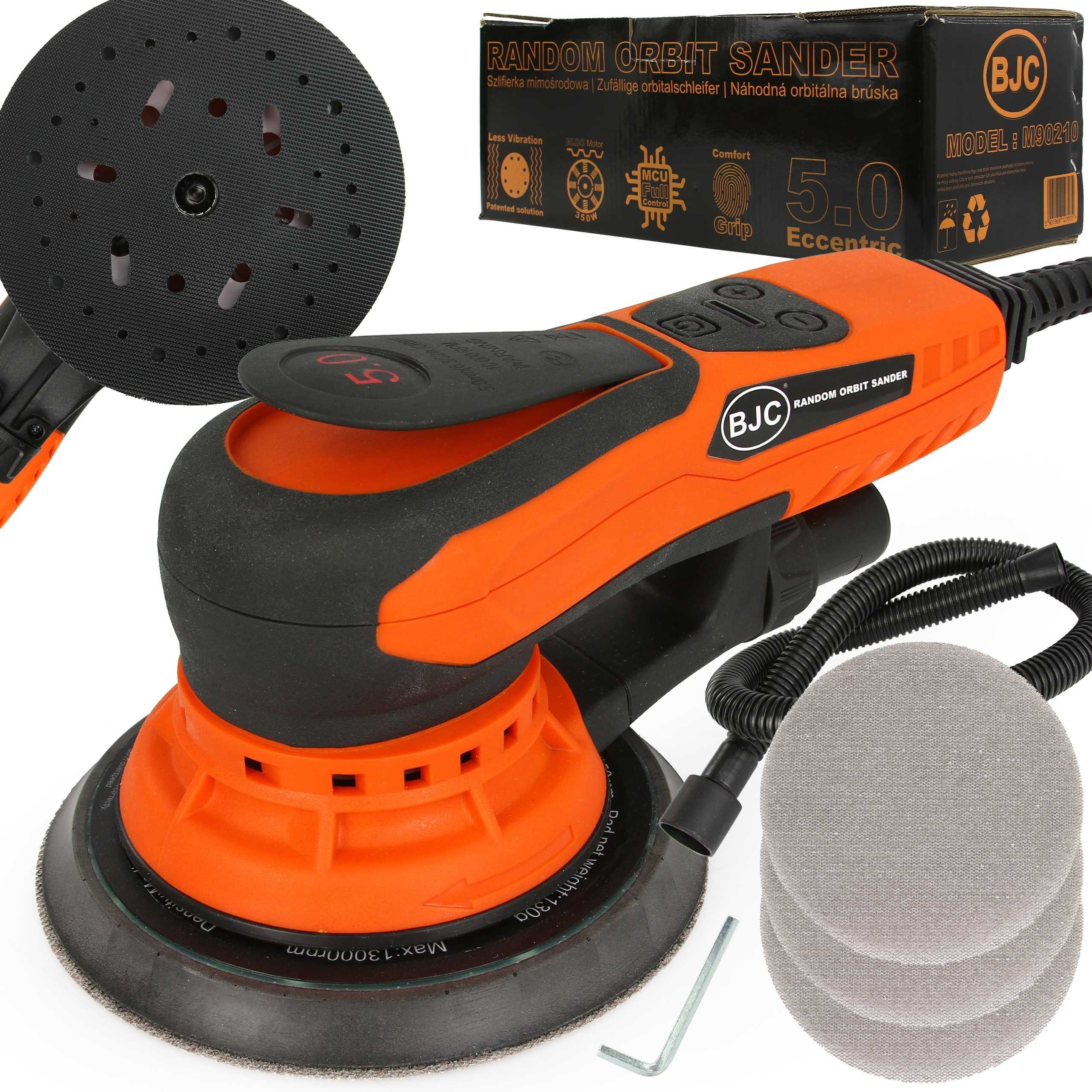 Szlifierka elektryczna mimośrodowa BJC 150mm 350W 230V