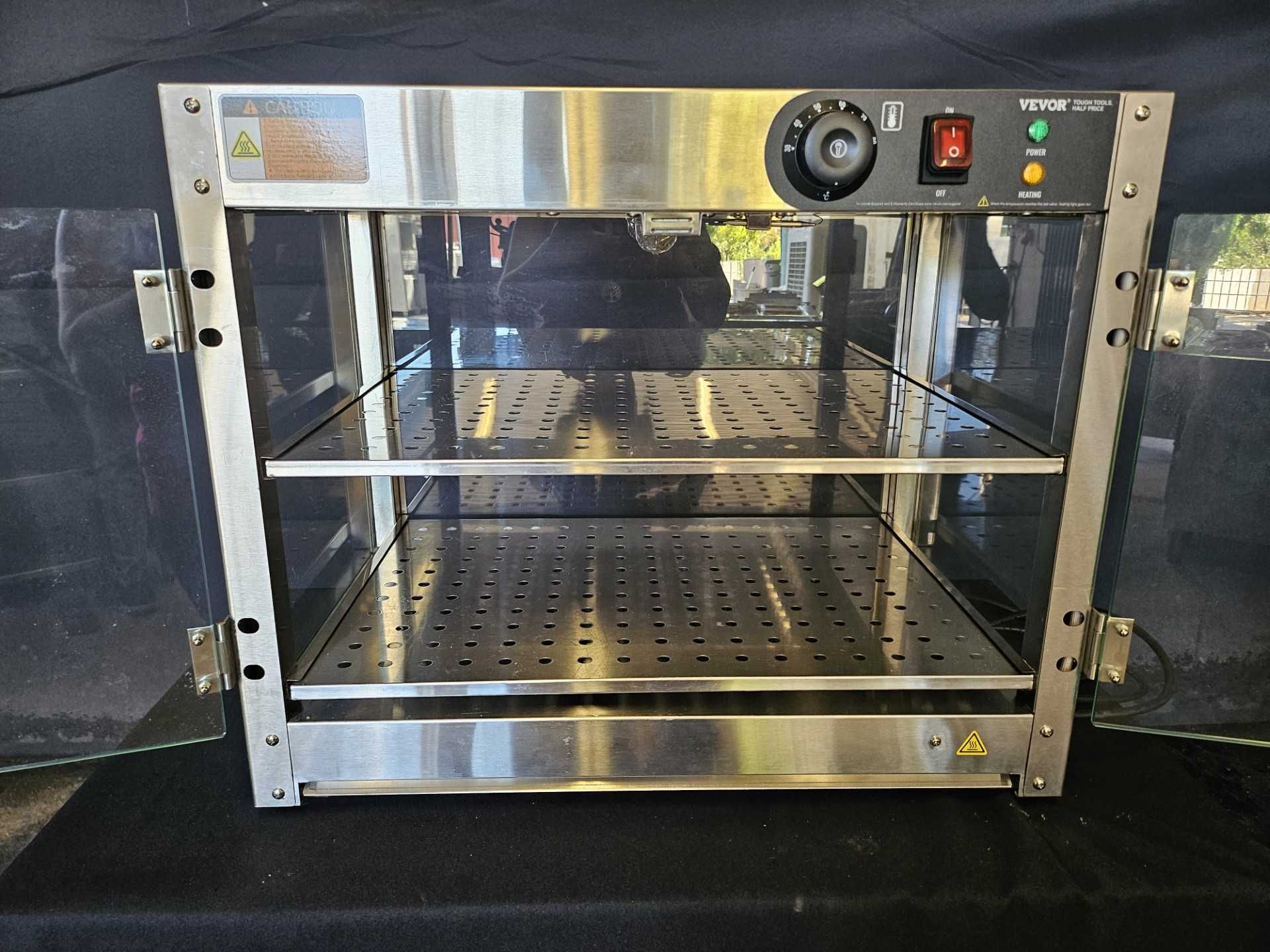 Vitrine quente para pastéis de nata ou salgados