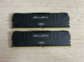 ОЗП Crucial DDR4 16GB (2x8GB) 3600Mhz Ballistix Black