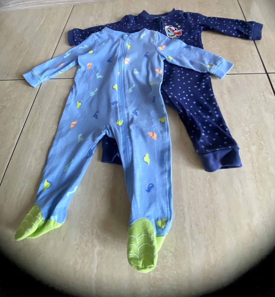 Zestaw 2 pajacykow - śpiochów dla niemowlaka - 68 So cute