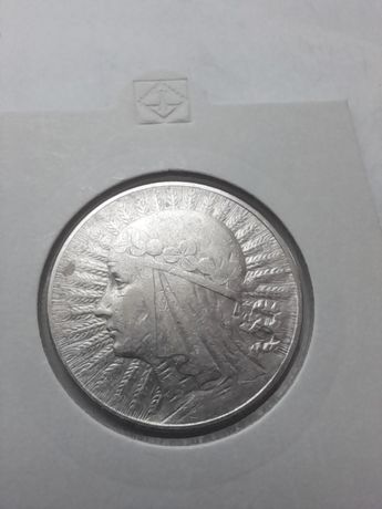 Moneta--5zł Głowa Kobiety-1933-srebro-nr2
