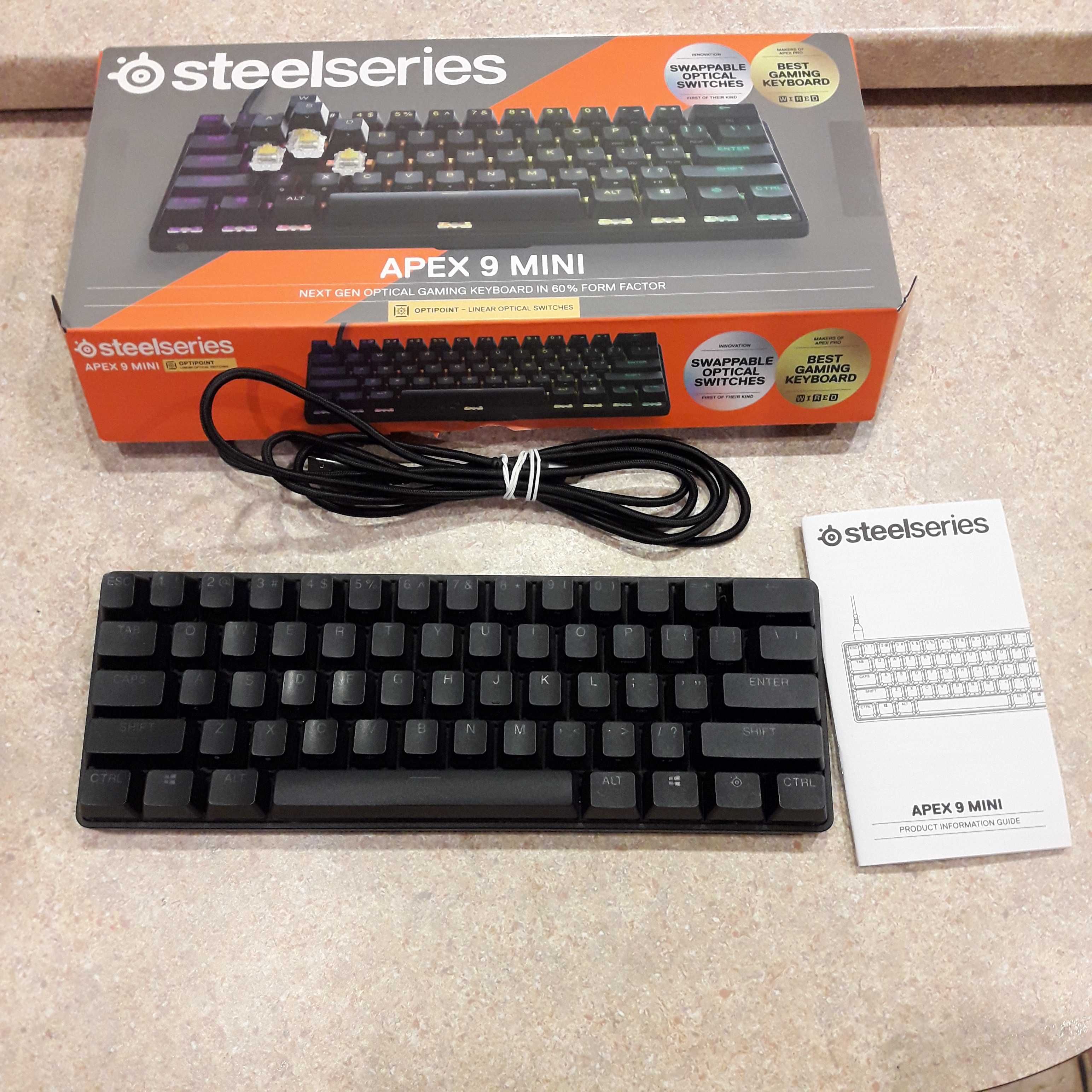 Klawiatura gemingowa Steelseries Apex 9 Mini