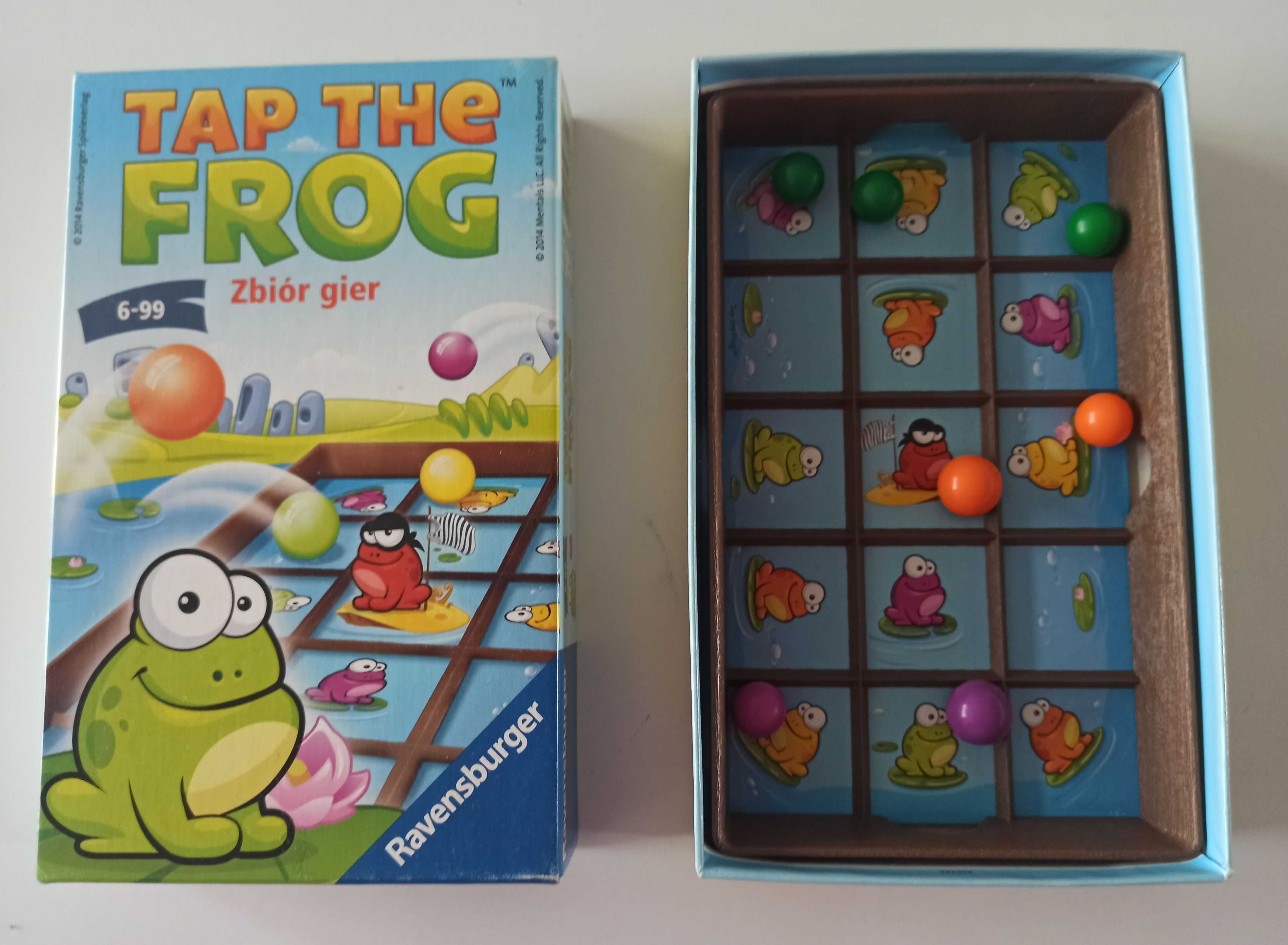 gra dla dzieci Tap The Frog Revensburg +6 lat zbiór gier