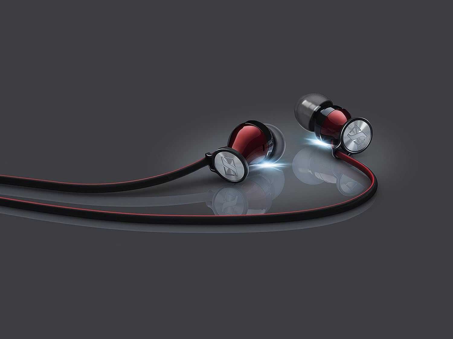 Навушники SENNHEISER Momentum M2 IEG Red Chrome + Кейс