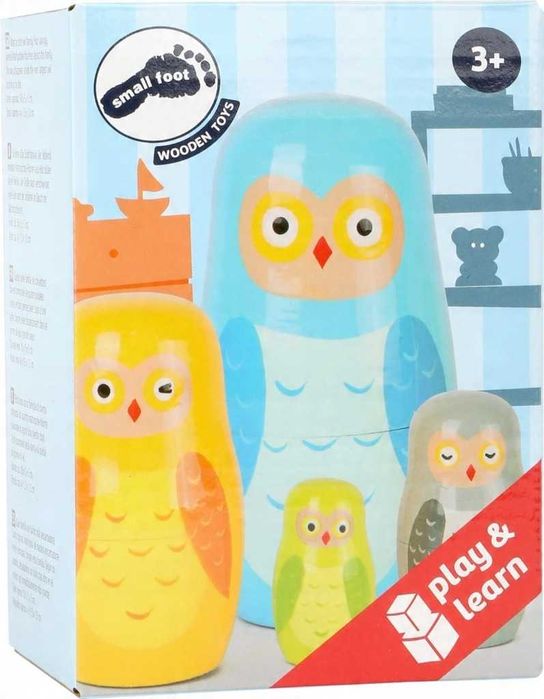 Matrioszki Small Foot Sówki 4 el.