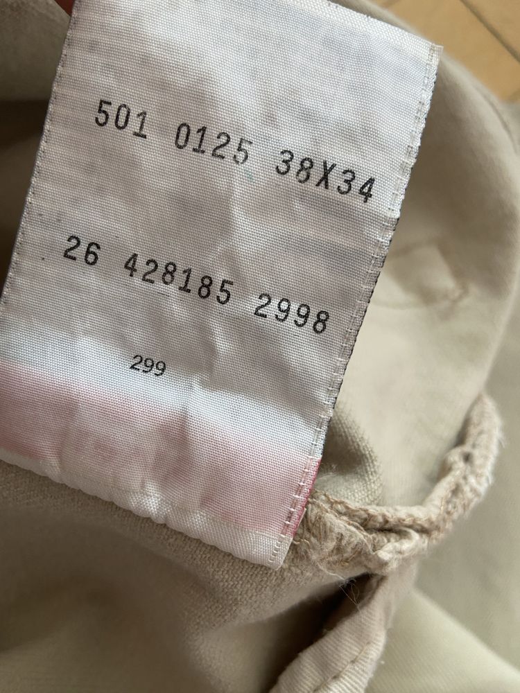 Levi’s rozm XXL 38/34 męskie  spodnie beżowe jeansy dżinsy Vintage