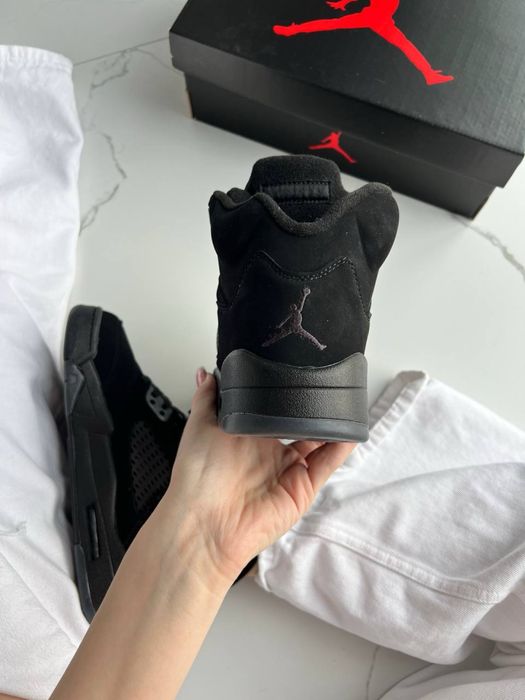 Jordan 5 Black Dark Blue Gum