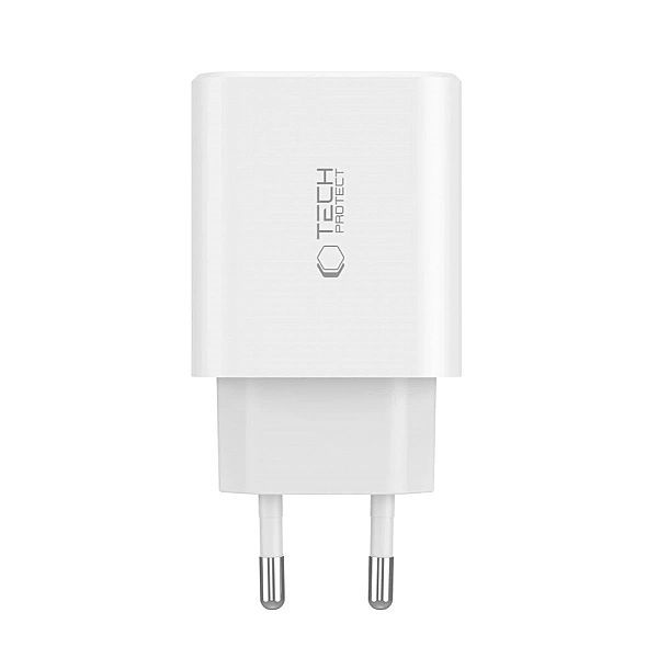Ładowarka Tech-Protect Nc30w sieciowa 2x Usb-c Pd 30w / Usb-a Qc 3.0 -