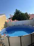Piscina + escada + filtro
