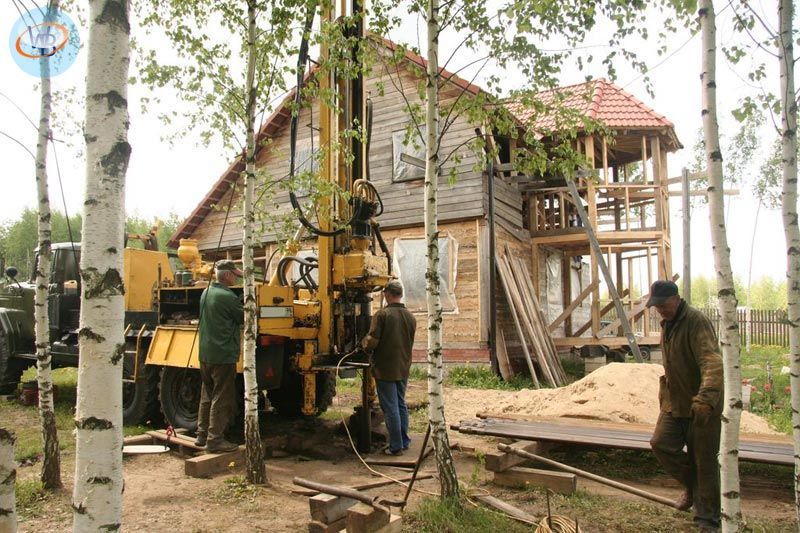 Обв'язування свердловин, підключення будинку. Буріння під ключ