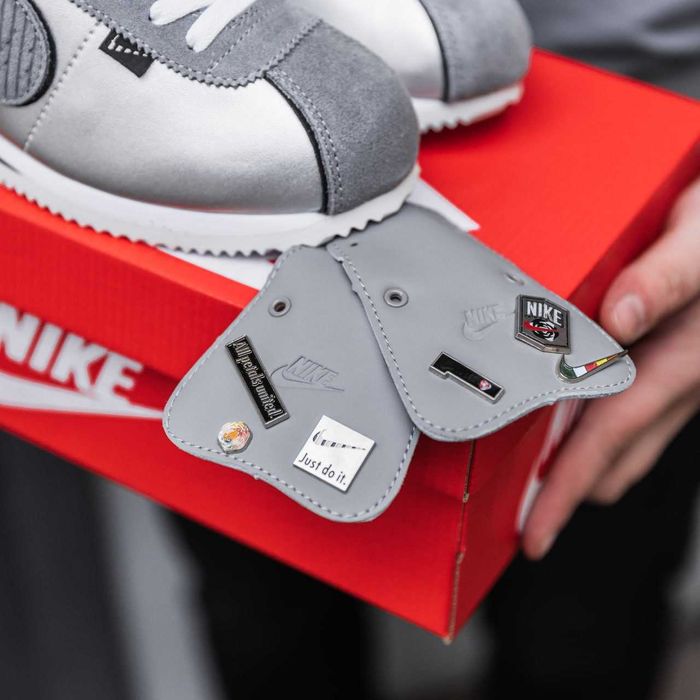 Кросівки Nike Cortez Double grey premium
