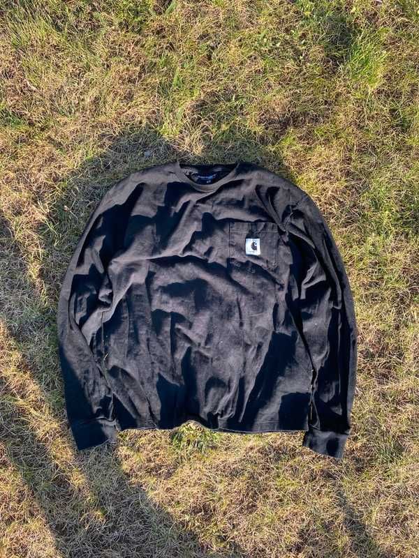 Bluzka m, longsleeve Carhartt pocket XS S Czarny streetwear unisex