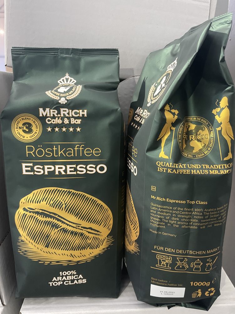 Mr.Rich: Espresso Top Class 3 (1000g) В зернах