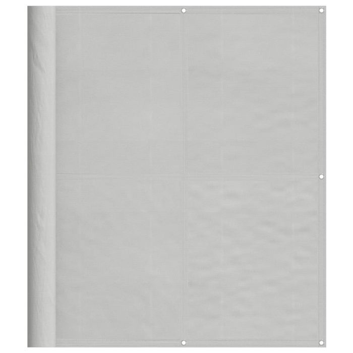 Vidaxl Parawan Balkonowy, Jasnoszary, 120X500Cm, 100% Poliester Oxford