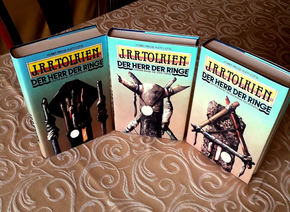 J R R Tolkien - Senhor dos Anéis - Ed. Klett-Cotta  1980 ALEMÃO