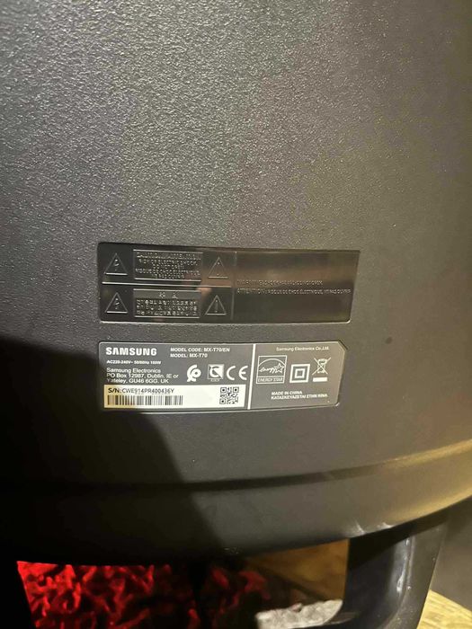 Głośnik Samsung mx-t70 Na gwarancji