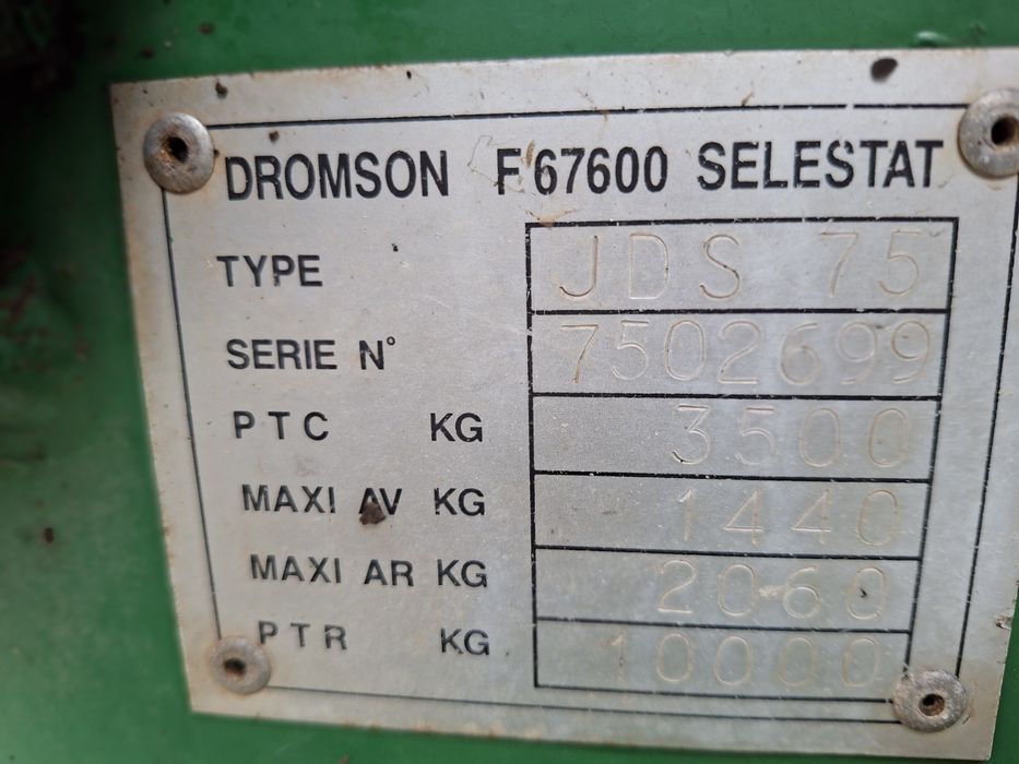 Ciągnik Sadowniczy John Deere Dromson Jds 75