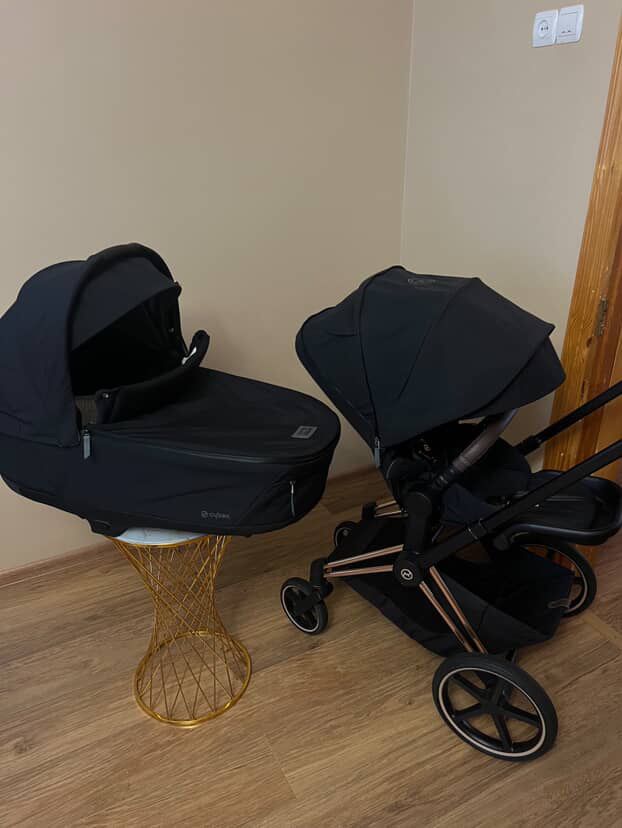 Продам коляску Cybex Priam Rose Gold 2в1