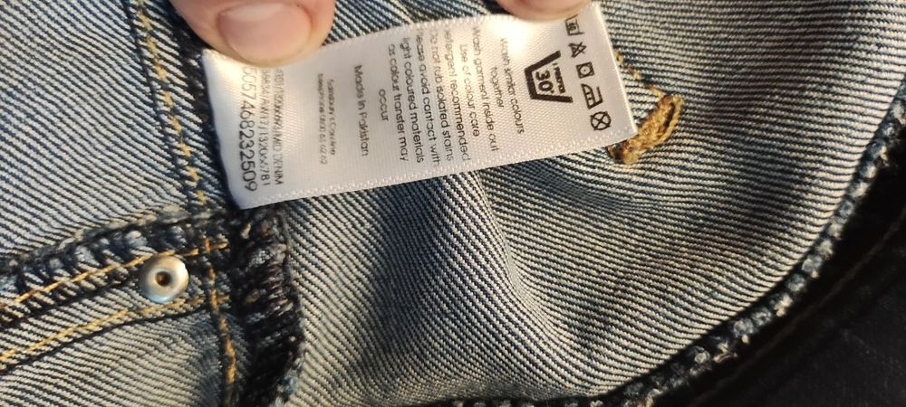 Spodnie damskie jeansy 50/52