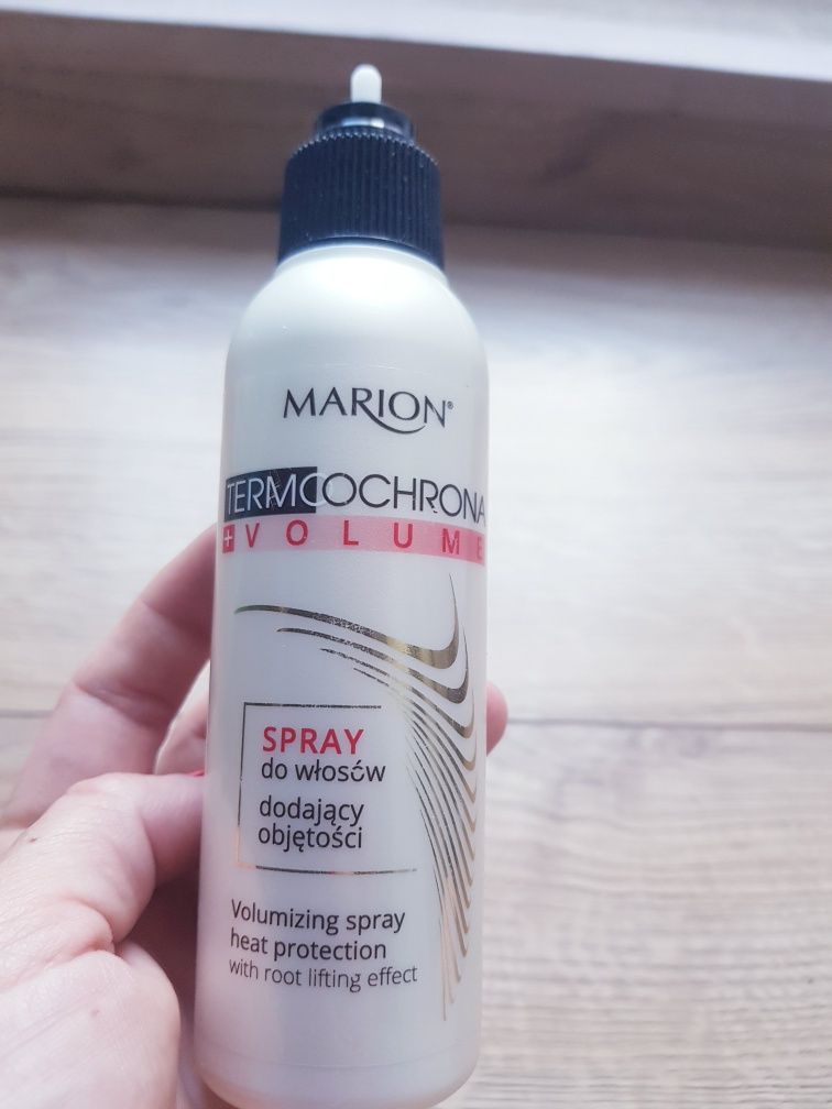 Nowy spray do wlosow dodający objętości marki Marion 130ml