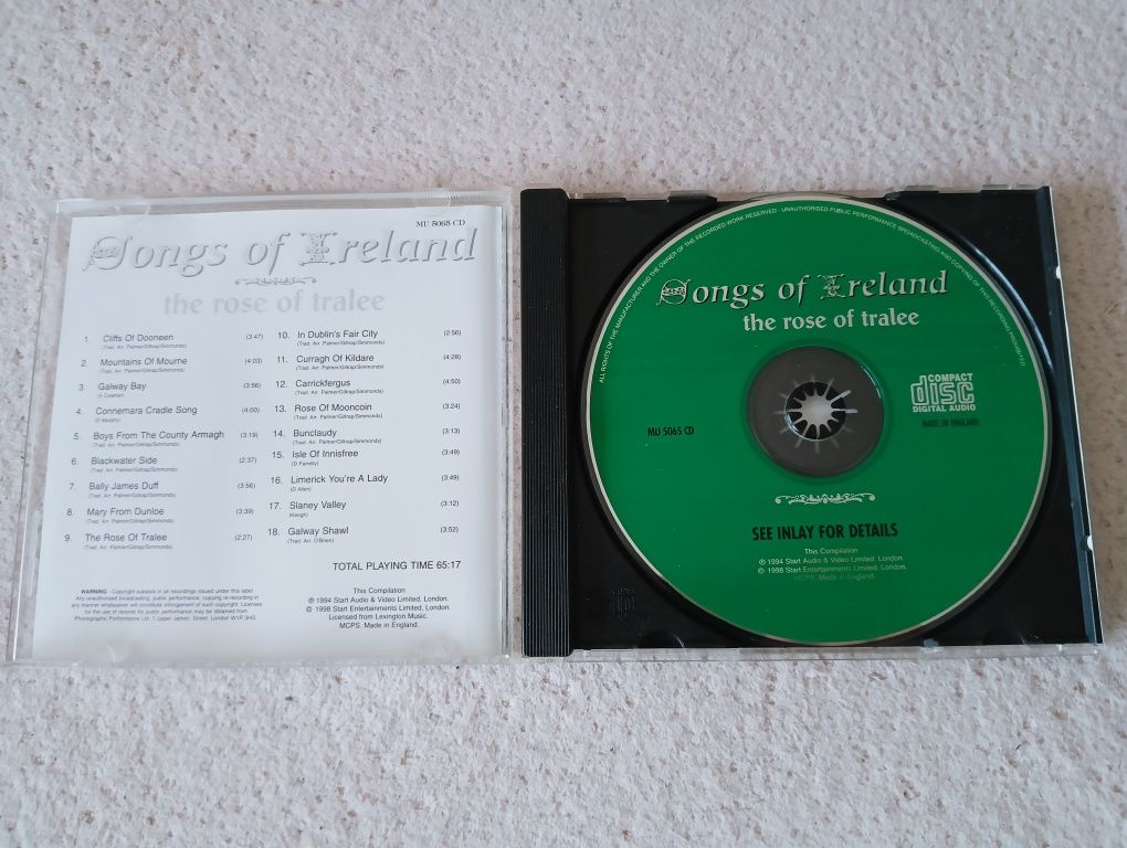 Songs of Ireland - The Rose of Tralee (muzyka irlandzka)