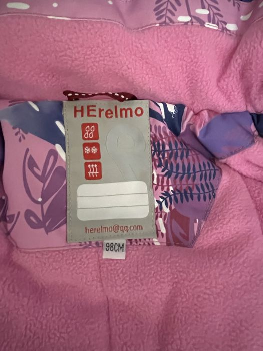 Зимовий комплект НЕrelmo  куртка+штани для дівчинки