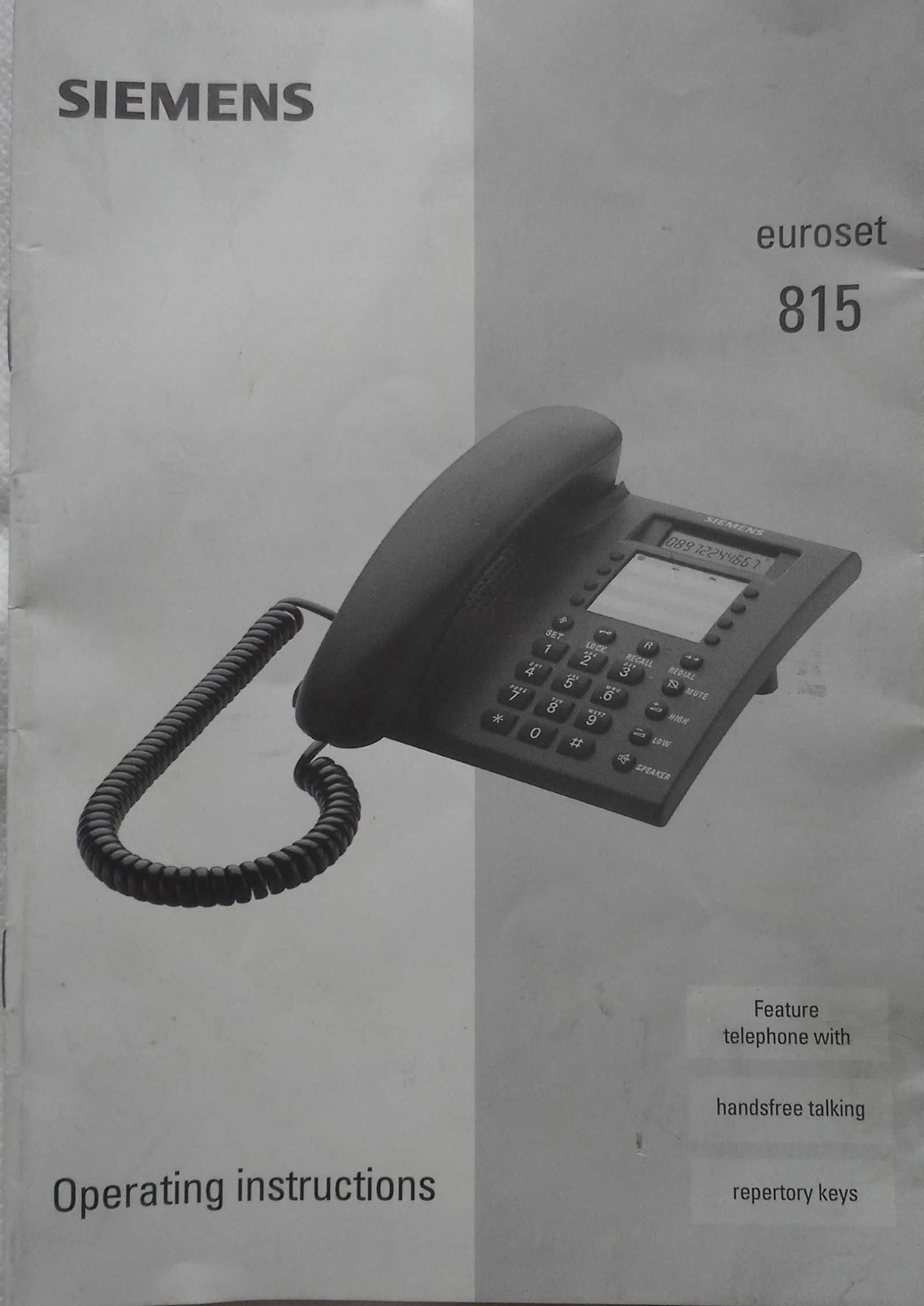 Siemens Euroset 815 телефон