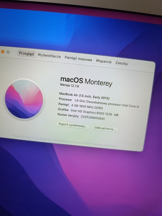 Laptop Apple  MacBook Air 13