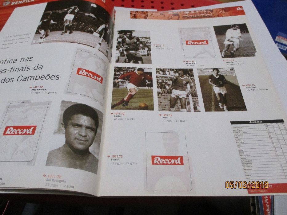 Album Benfica 1970 a 2005