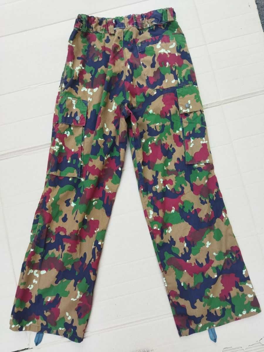 S/M камуфляжные швейцарские  штаны армейские брюки Taz 83 Alpenflage