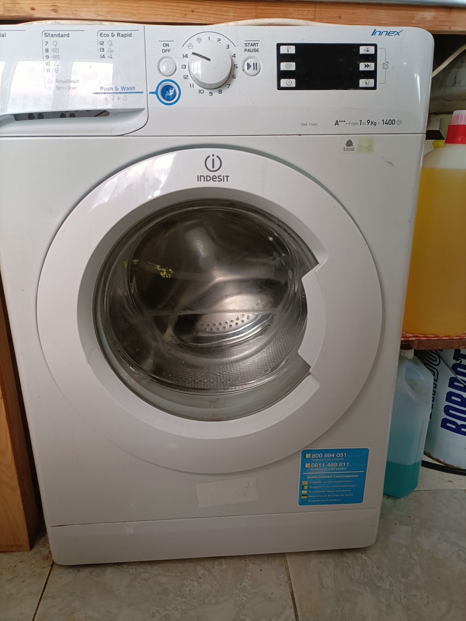 Máquina de lavar roupa Indesit