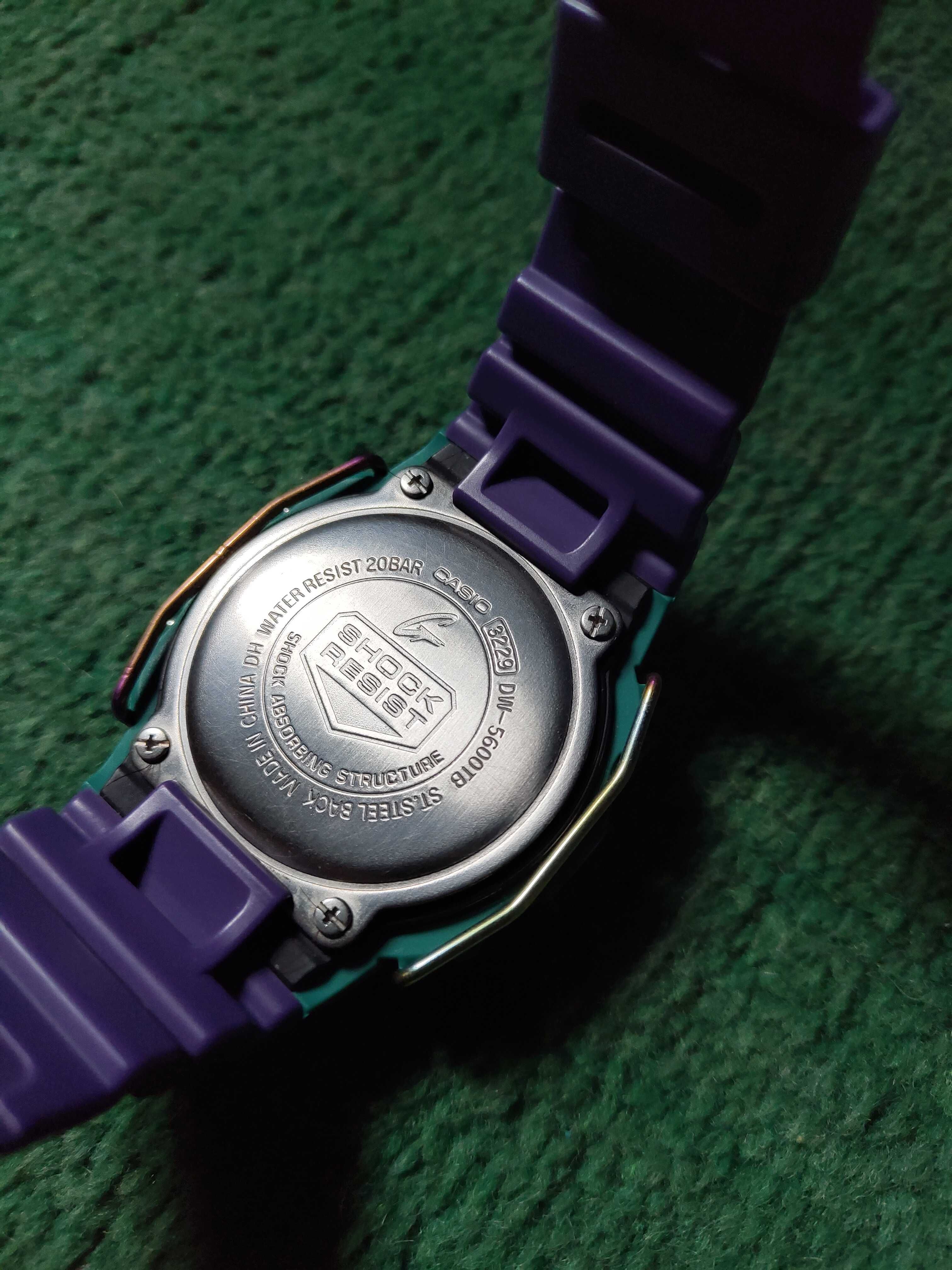 Редкие Casio G-Shock DW-5600TB-6 "Joker"