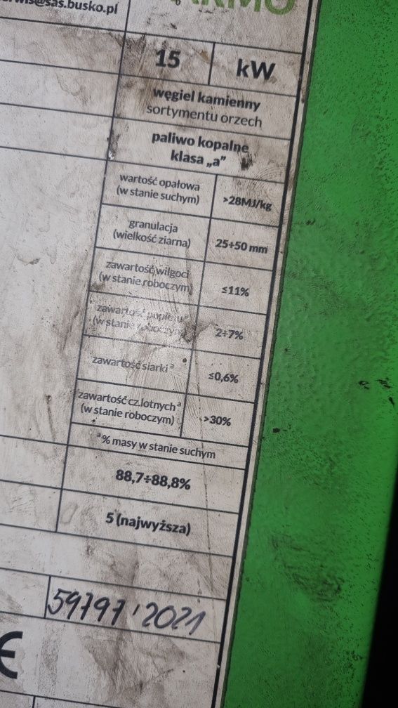 Kocioł grzewczy Sas  15 kw