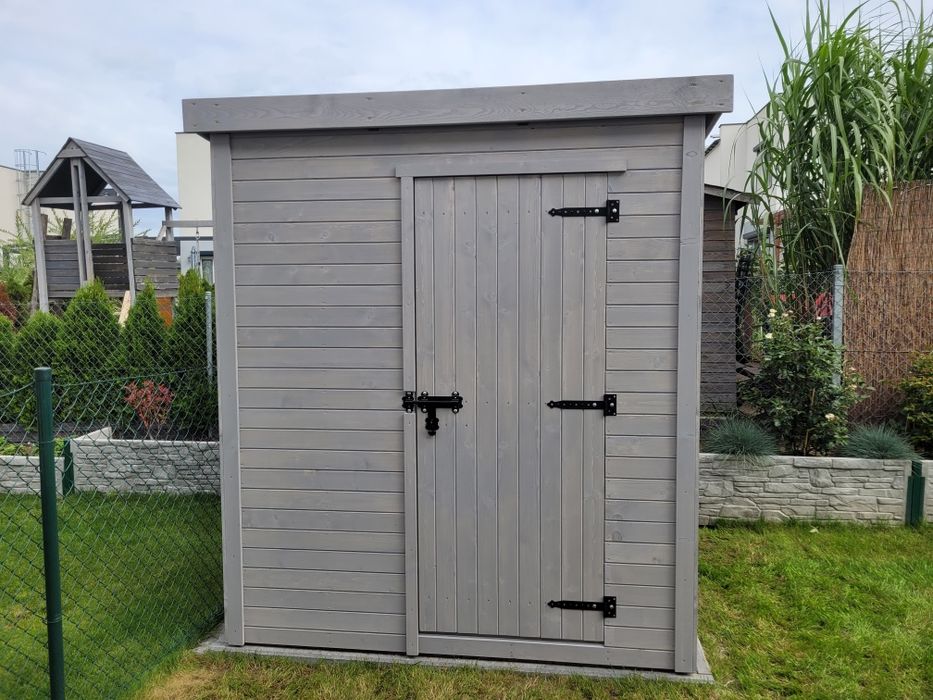 Domek ogrodowy narzędziowy drewutnie