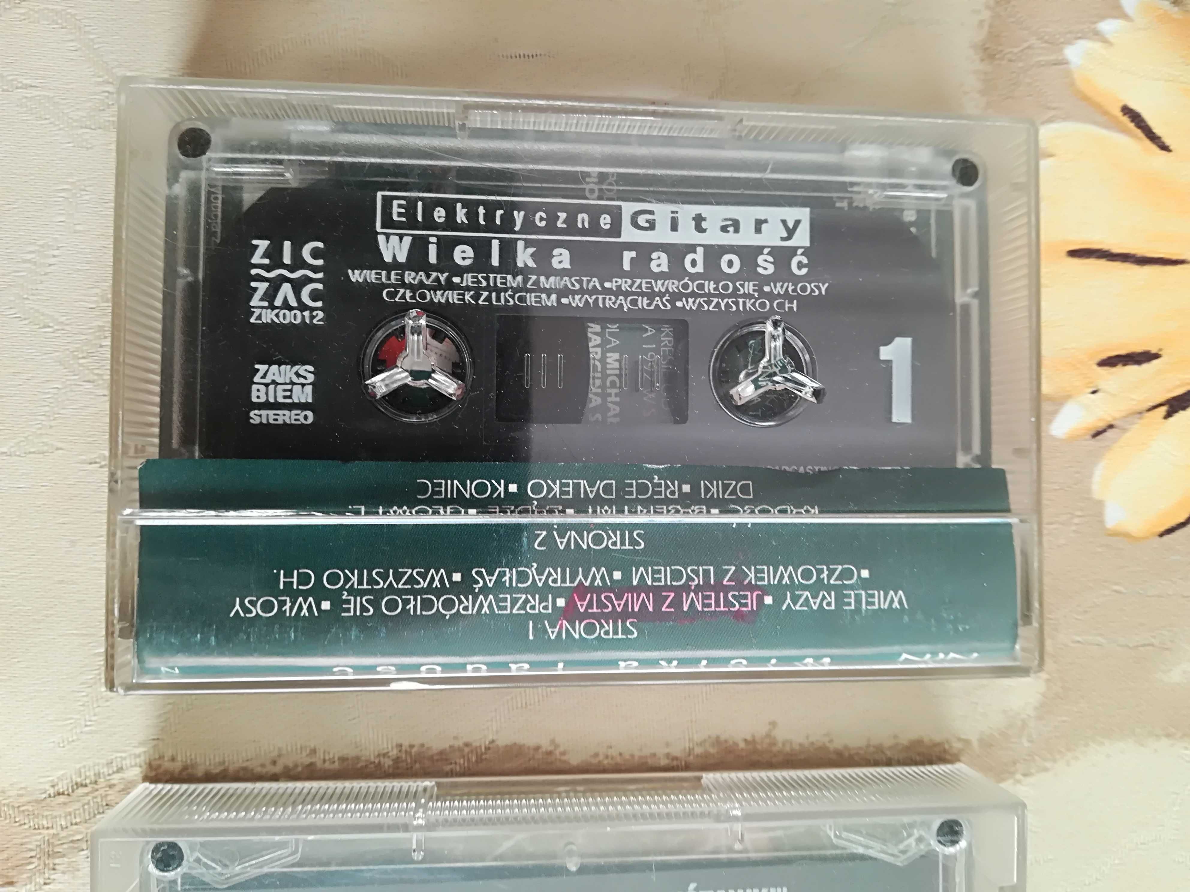 kasety magnetofonowe Elektryczne Gitary zestaw 3 sztuk