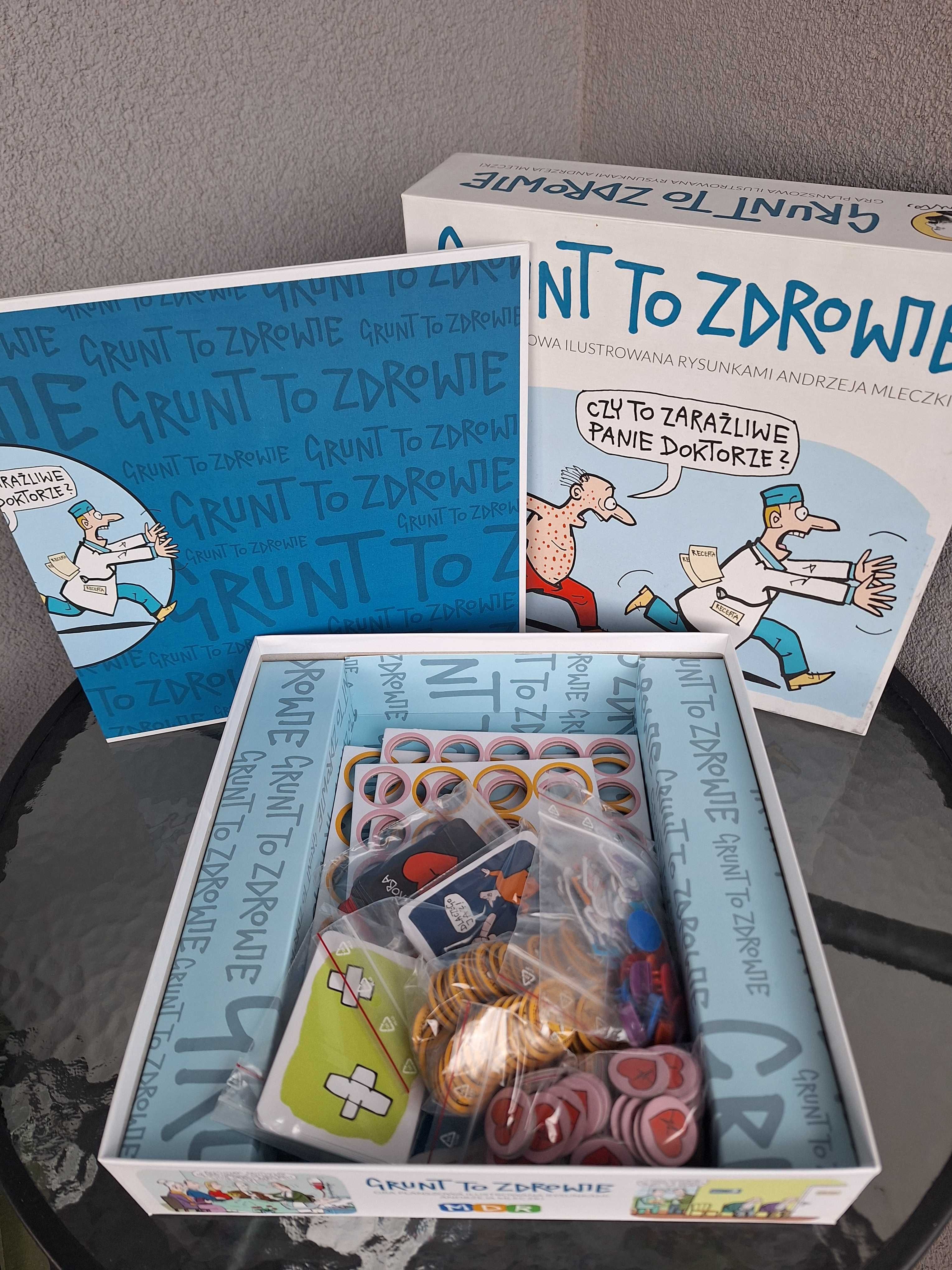 Gra towarzyska Grunt to zdrowie rysunki Mleczki