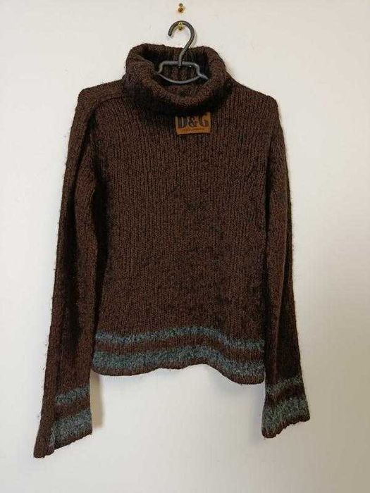Вінтажний светр-гольф D&G Dolce & Gabbana (оригінал, Iталія, Ittierre)