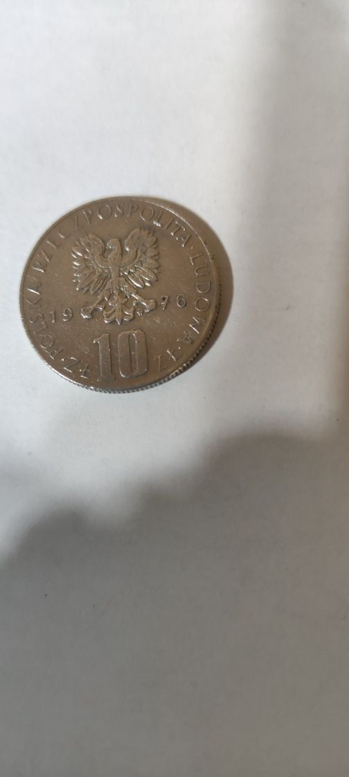 Moneta 10 zł Bolesław Prus z 1976 roku