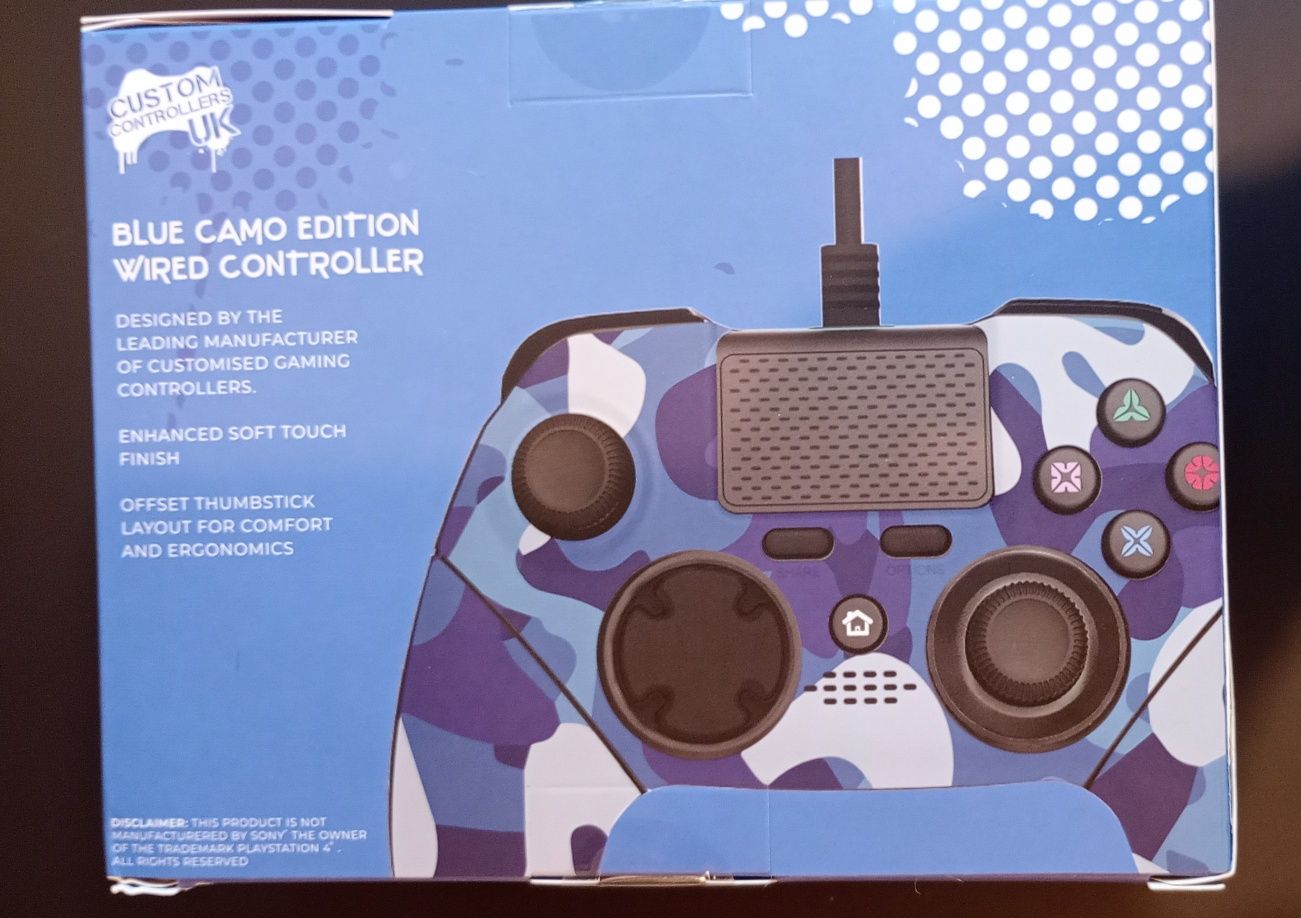 Custom Controllers Blue Camo PS4