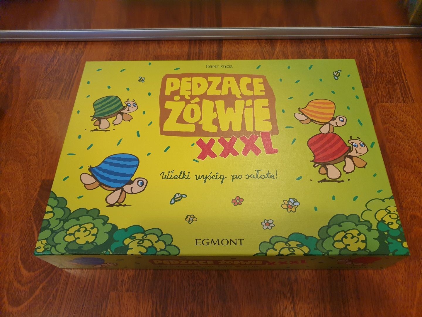 Pędzące żółwie xxxl gra dla dzieci planszowa rodzinna Egmont