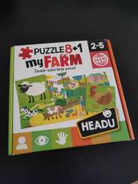 Puzzle Duplo 8+1 Farm (como novo)