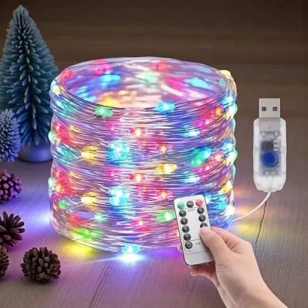 Гірлянди LED роса з пультом 3*2м 10-20м