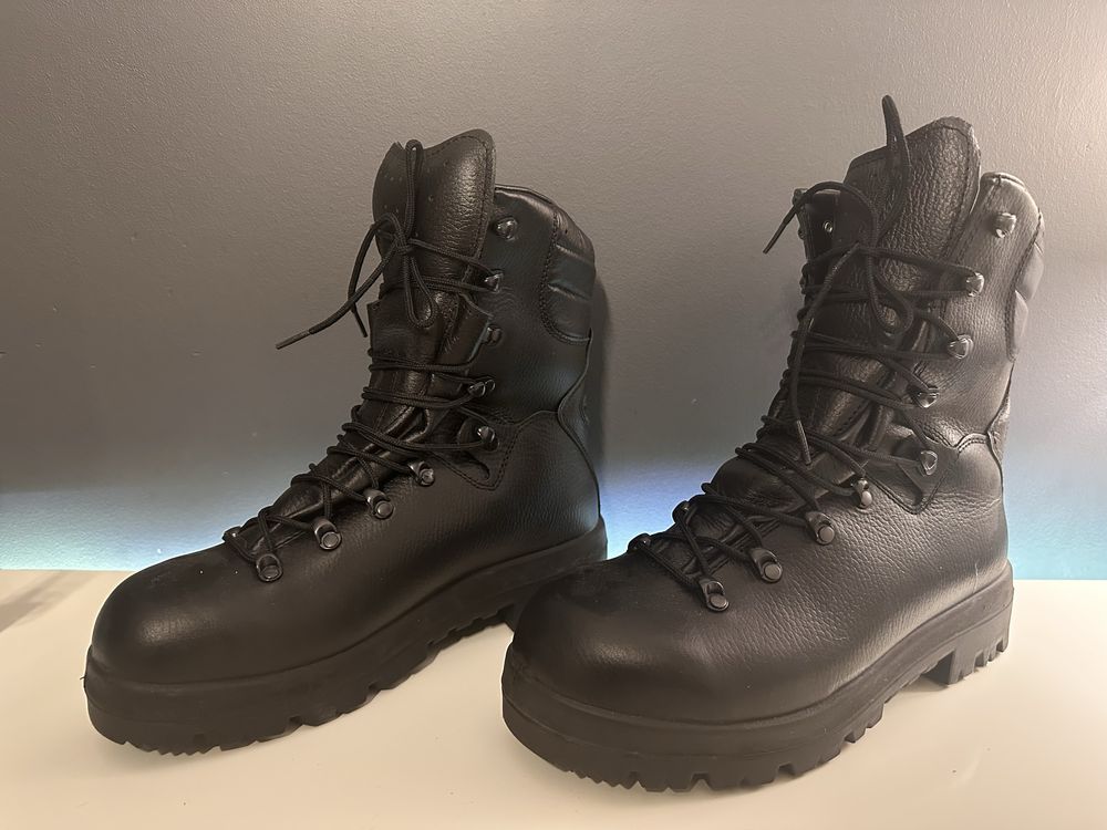 Buty Zimowe DEMAR Wzór 933/MON Wojskowe Skórzane Polskie Oryginał Nowe