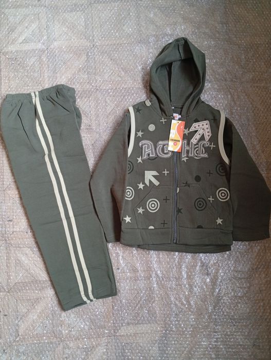 Детский костюм-тройка на флисе унисекс