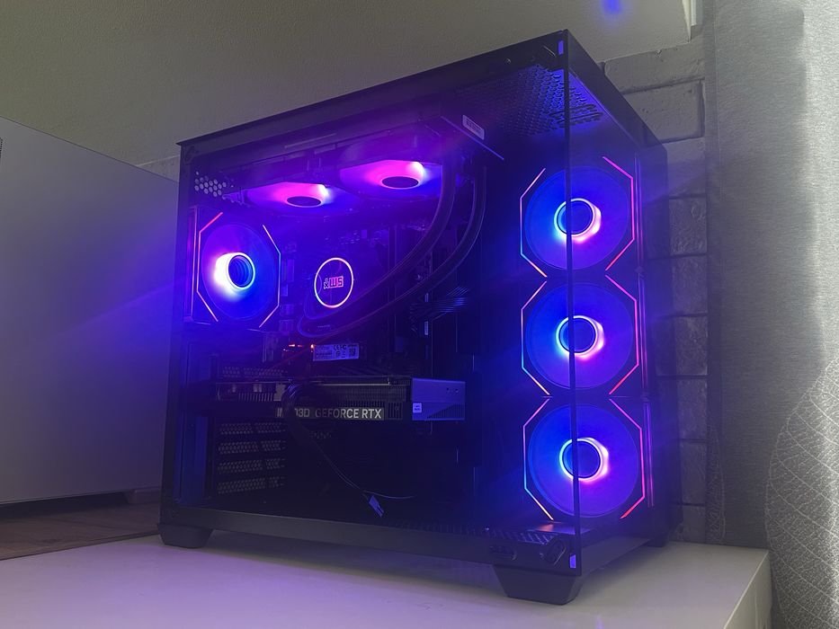 Komputer Gamingowy RTX 5060 Rzen 5 16gb ram ssd Akwarium FV23%