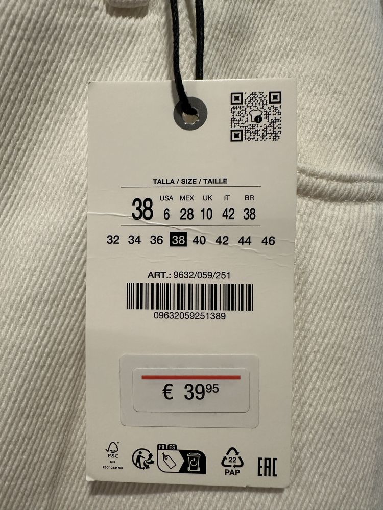 Джинсы WIDE LEG zara женские 9632/059/251