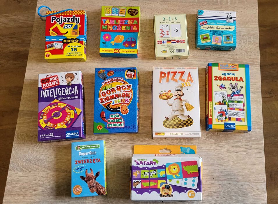 Gry Zabawy Puzzle Karty Tablice